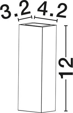 Aplica lumina ambientala pentru fatade IP65 SAM alb