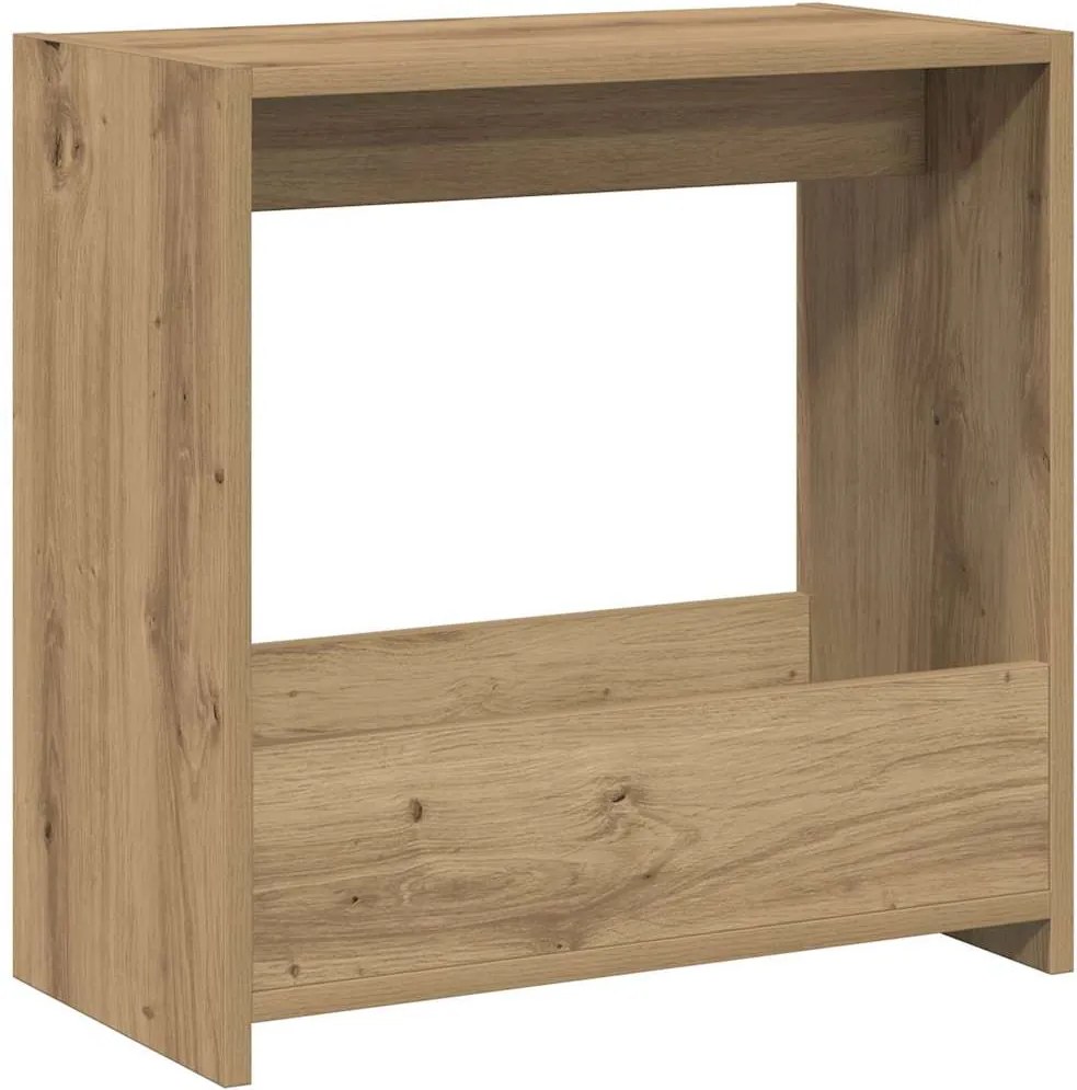 vidaXL Masă laterală, stejar artizanal,50x26x50 cm, lemn prelucrat