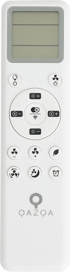 Ventilator de tavan negru incl. LED cu telecomandă - Steer