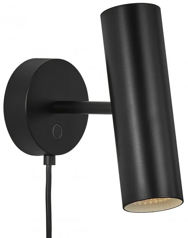 Aplica moderna de perete, Mib 6 neagra 61681003 DFTP