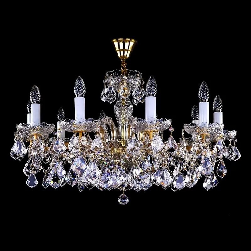 Candelabru 10 brate design LUX Cristal Bohemia Exclusive MARIA TEREZIA 45