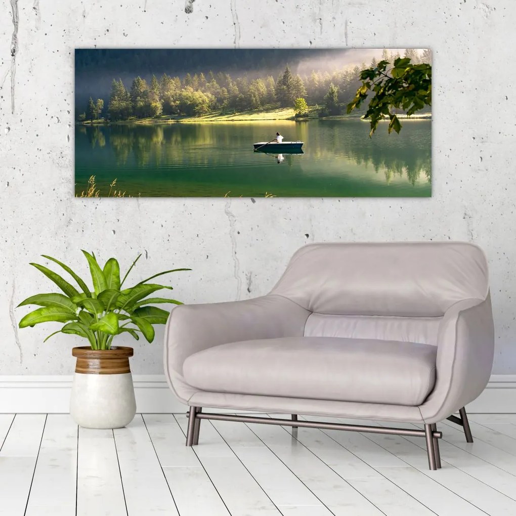 Tablou cu lac (120x50 cm)
