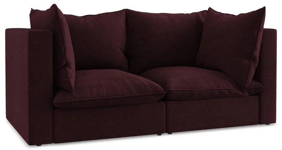 Canapea burgundy 180 cm Manao – Makamii