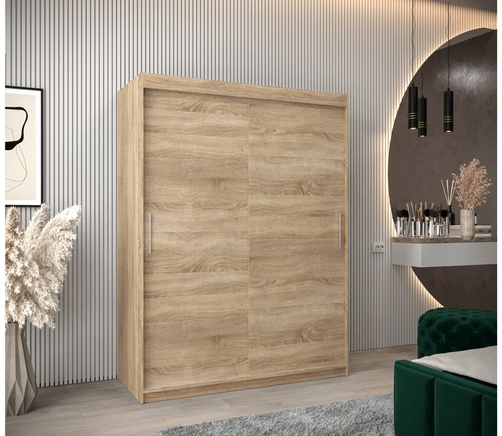 Dulap de haine 150 cm Toki (stejar sonoma + stejar sonoma). 1064830