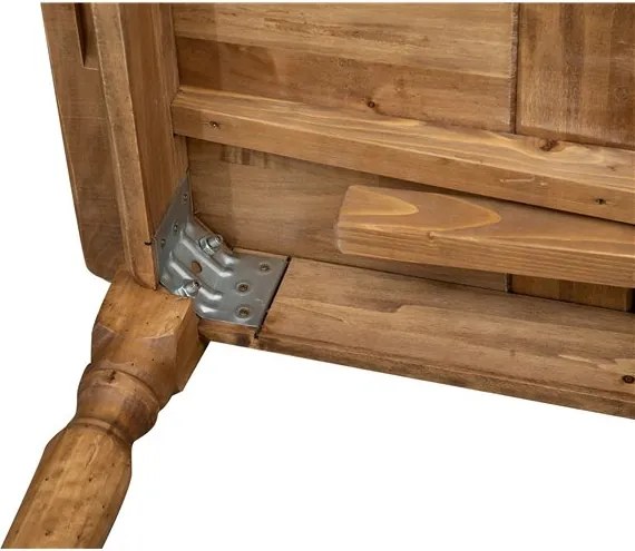 Masa extensibila, L140(240) 80 H80 cm, natur antichizat, lemn masiv