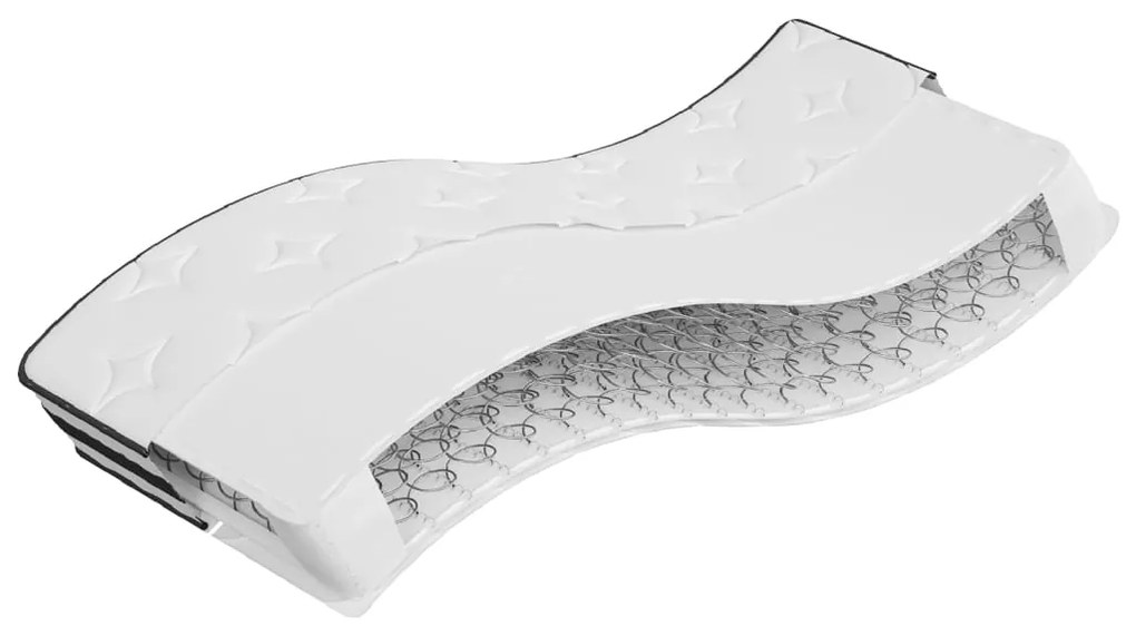 vidaXL Saltea cu arcuri bonnell, fermitate medie, 80x220 cm