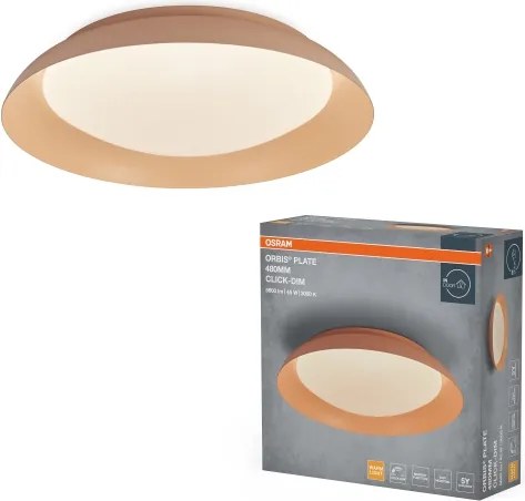 Osram -LED plafonieră LED dimabilă PLATE LED/45W/230V Ø 48 cm roz