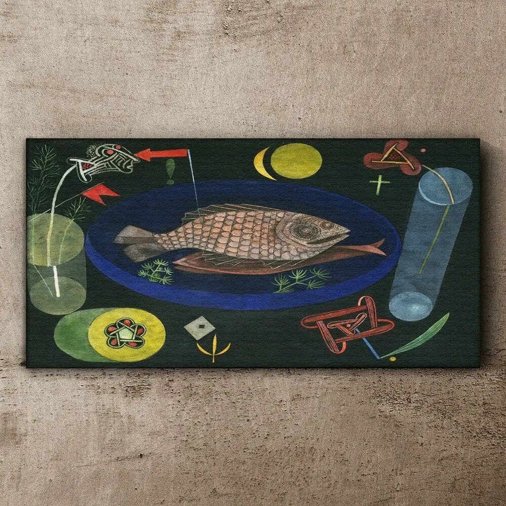 Tablou canvas Around Fish de Paul Klee