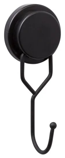 Agatatoare prosoape pentru baie Metalife MGS-700, 1 carlig, 7x7x18.5 cm, Negru