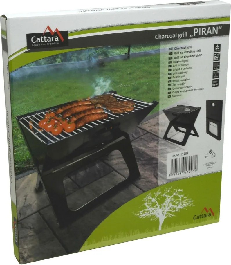 Grătar portabil cu cărbune Piran - Cattara