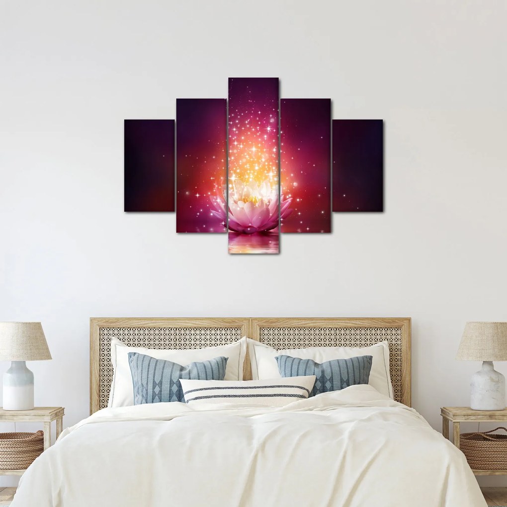 Tablou cu floare de lotus (150x105 cm)
