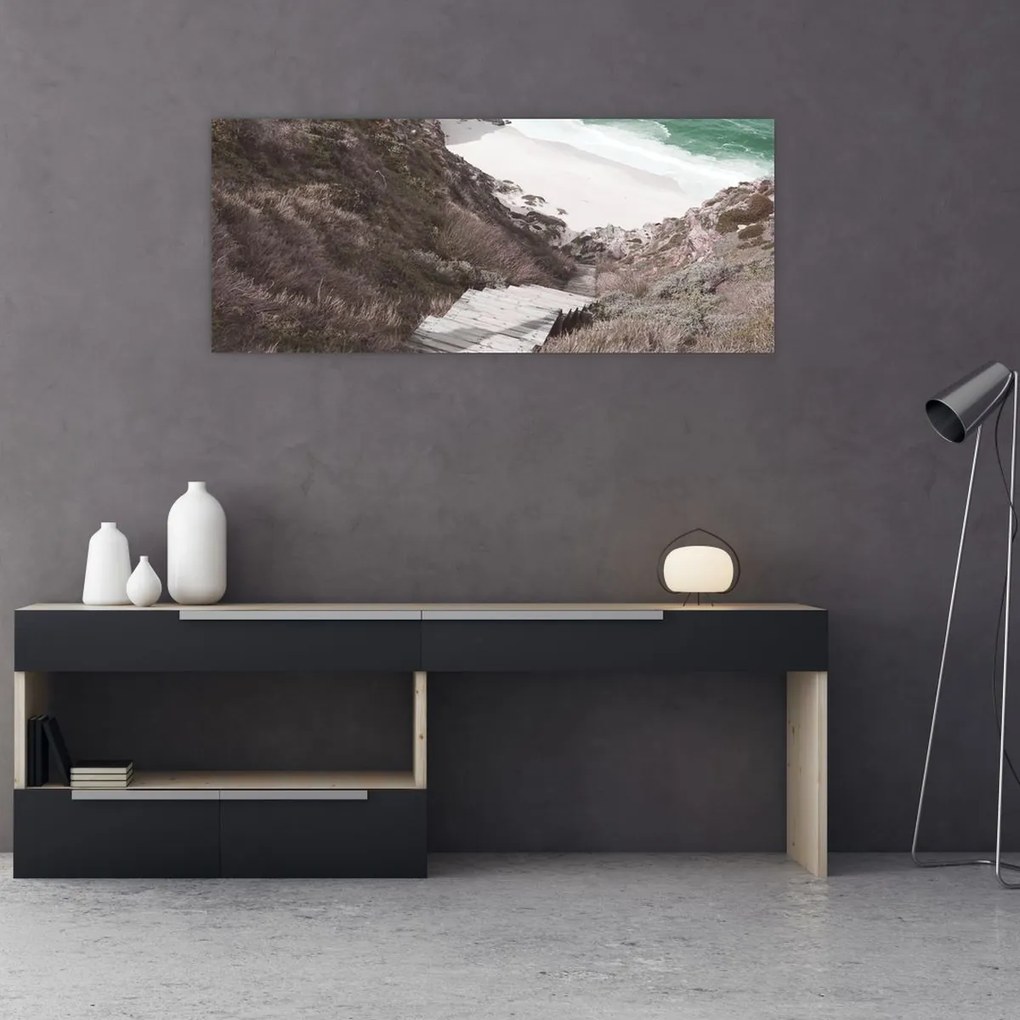 Tablou - Călătorie spre Marea de Smarald (120x50 cm)