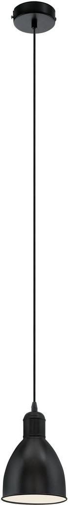 EGLO Pendul PRIDDY negru 15,5/110 cm
