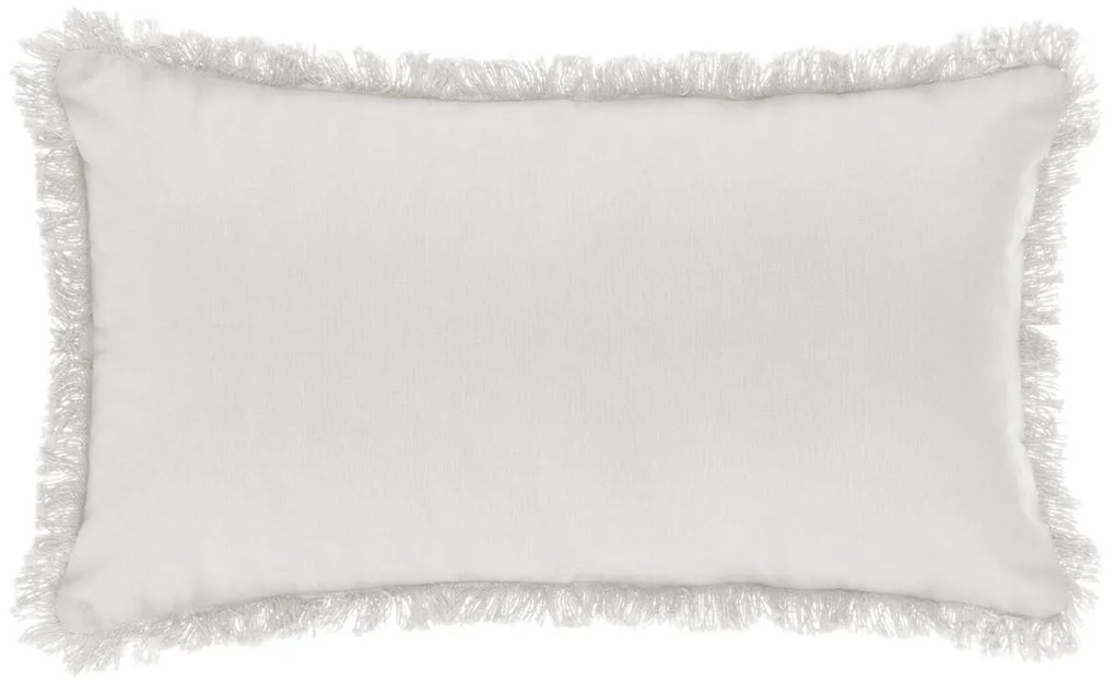 Perna decorativa cu franjuri Culoare ivory, FRINGE 30x50 cm