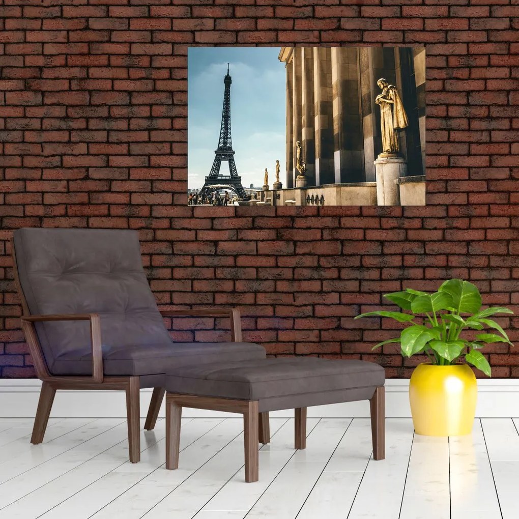 Tabou din piața Trocader, Paris (90x60 cm)