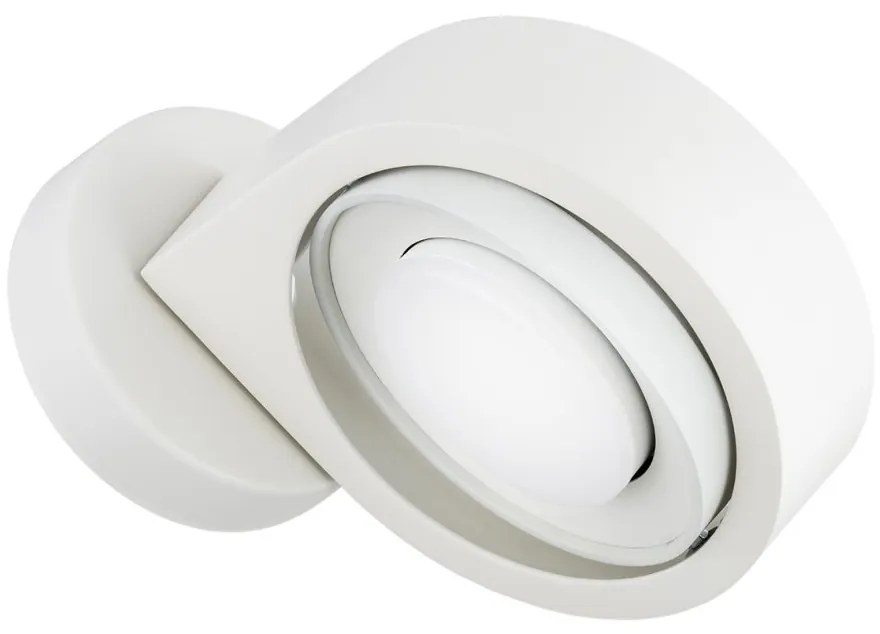 Aplica cu spot directionabil LOTUS 8897 alb crem