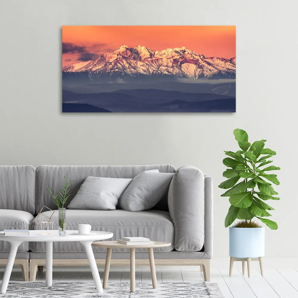 Tablou canvas Sunrise tatry