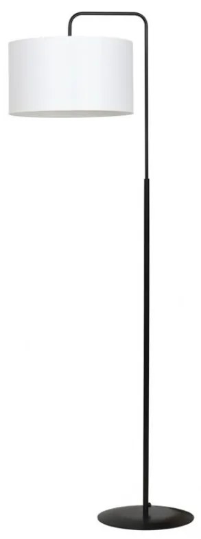 Lampadar / Lampa de podea moderna TRAPO LP1 negru/alb