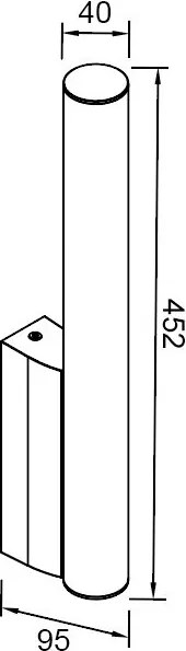 Aplica baie LED 4000K, Protectie IP44 Antiga auriu