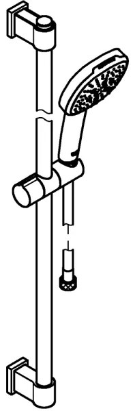GROHE 26932001 - Set de duș VITALIO COMFORT 110, 900 mm, crom lucios