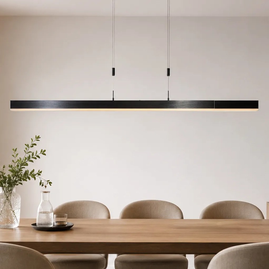 Lampă Pandantiv Reglabilă Negru Inclusiv LED Dimmable - Lamba