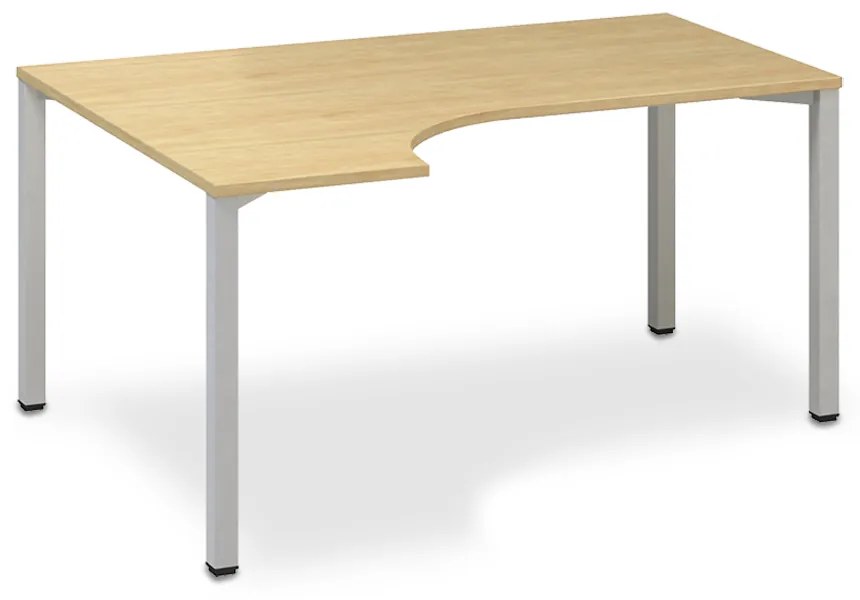 Birou ergonomic ProOffice B 180 x 120 cm, stânga, pară sălbatică