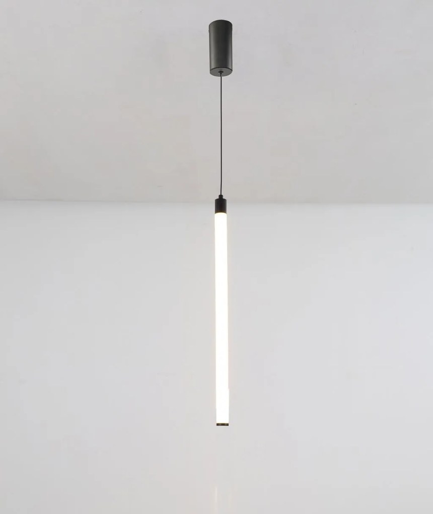 Pendul LED design tehnic Ray negru