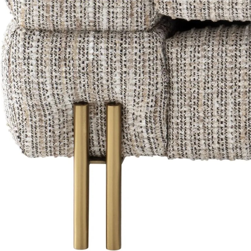 Fotoliu elegant design LUX York, bej mademoiselle 115311 HZ