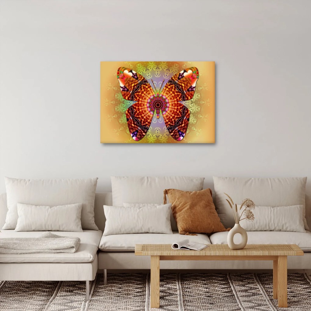Tablou - Fluture etno (70x50 cm)