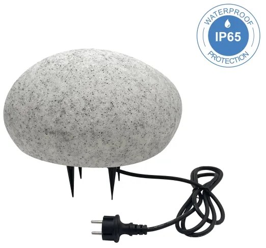 Corp de iluminat decorativ de exterior LUMISTONE 1xE27/15W/230V IP65 Ø 31,8 cm