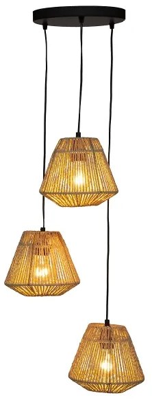 Lustră pe cablu Atmosphera JILY 3xE27/40W/230V iută