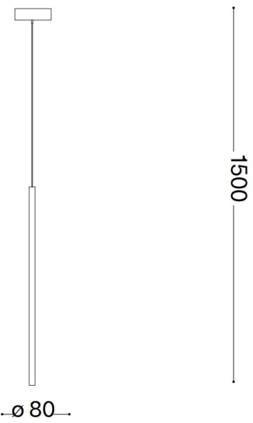 Lustră LED pe cablu Ideal Lux FILO LED/3,5W/230V alamă