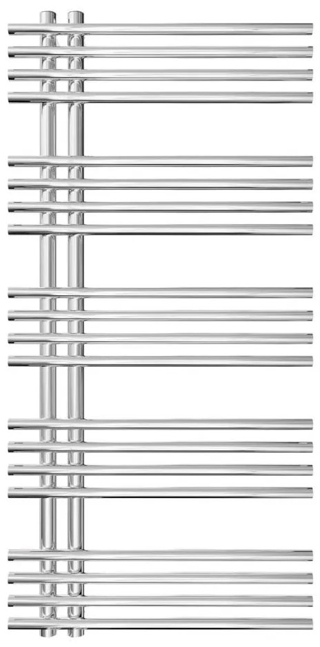 Radiator portprosop INOX 368W/230V 109x53 cm oțel inoxidabil/crom lucios