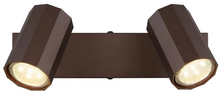 Aplica, Plafoniera cu 2 Spoturi directionabile JAMES bronz