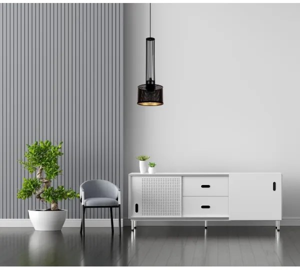 Lustră pe cablu ELIS 1xE27/60W/230V d. 15 cm