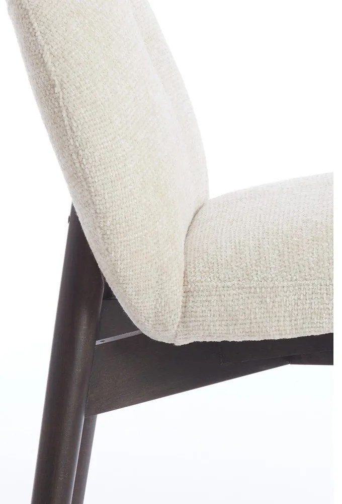 Set de scaune de sufragerie crem 2 buc. tapițat Sinosa – Light &amp; Living