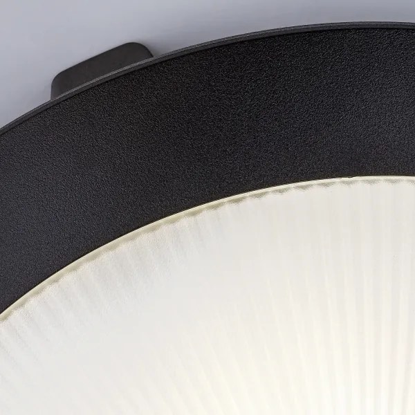 Rabalux 77235 - Plafonieră de exterior cu senzor WELRO 1xE27/9W/230V IP65 Ø 30 cm negru