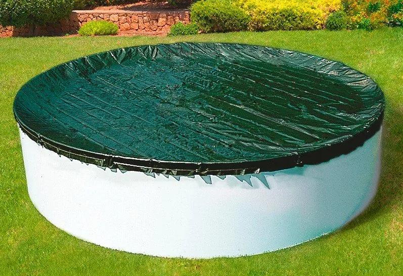 Capac transparent pentru piscine Clear Pool negru 360 cm