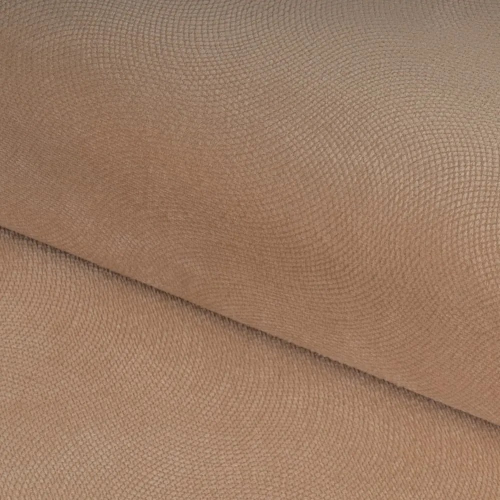 Taburet maro deschis cu tapițerie din catifea Estela – Casa Selección