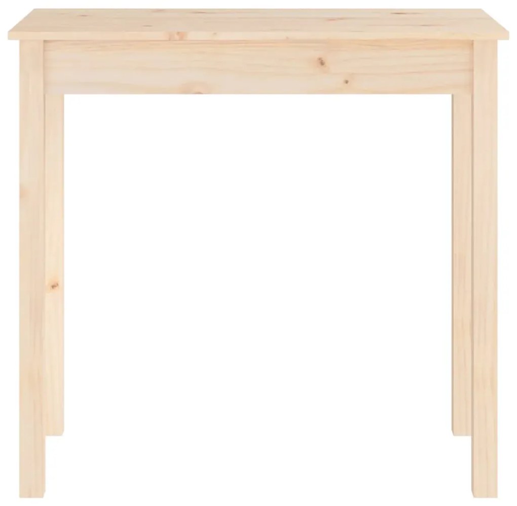 Masa consola, 80x40x75 cm, lemn masiv de pin Maro, 80 x 40 x 75 cm, 1