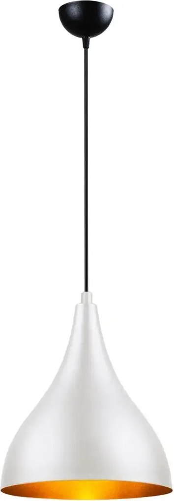 Pendul cu un glob alb-auriu homs ro11372