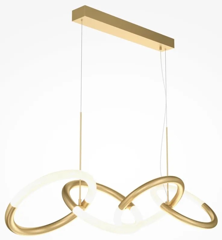 Lustra LED suspendata design modern Node auriu