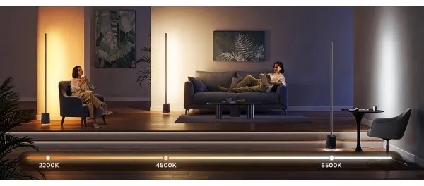 Lampadar LED cu difuzor Govee Pro RGBICWW Wi-Fi + telecomandă