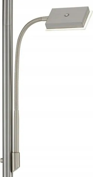Briloner 1328-022 - lampă de podea LED dimerizabilă LED/21W/230V + LED/3,5W crom mat