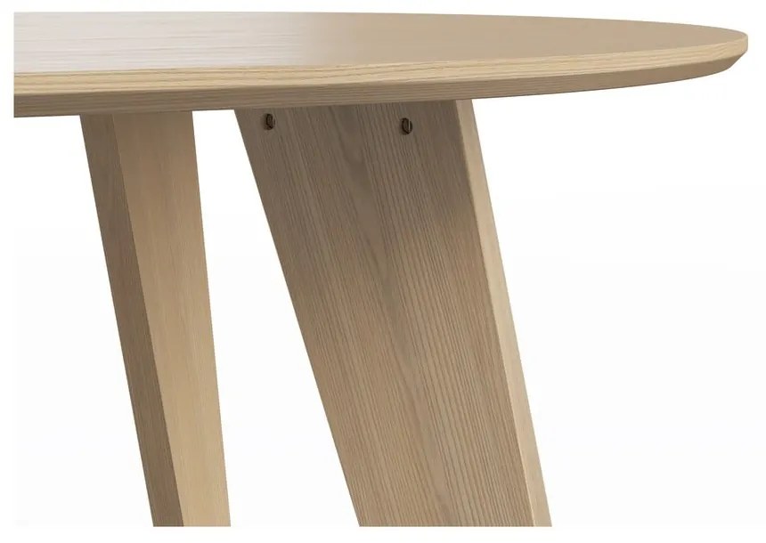 Masă de dining cu blat cu aspect de lemn de stejar 100x180 cm Lago – TemaHome