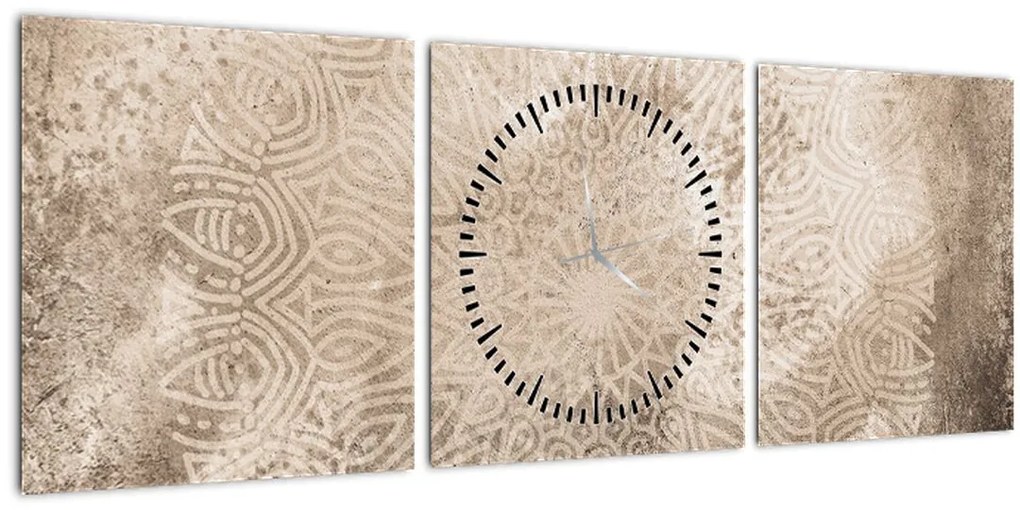 Tablou - Mandala (cu ceas) (90x30 cm)