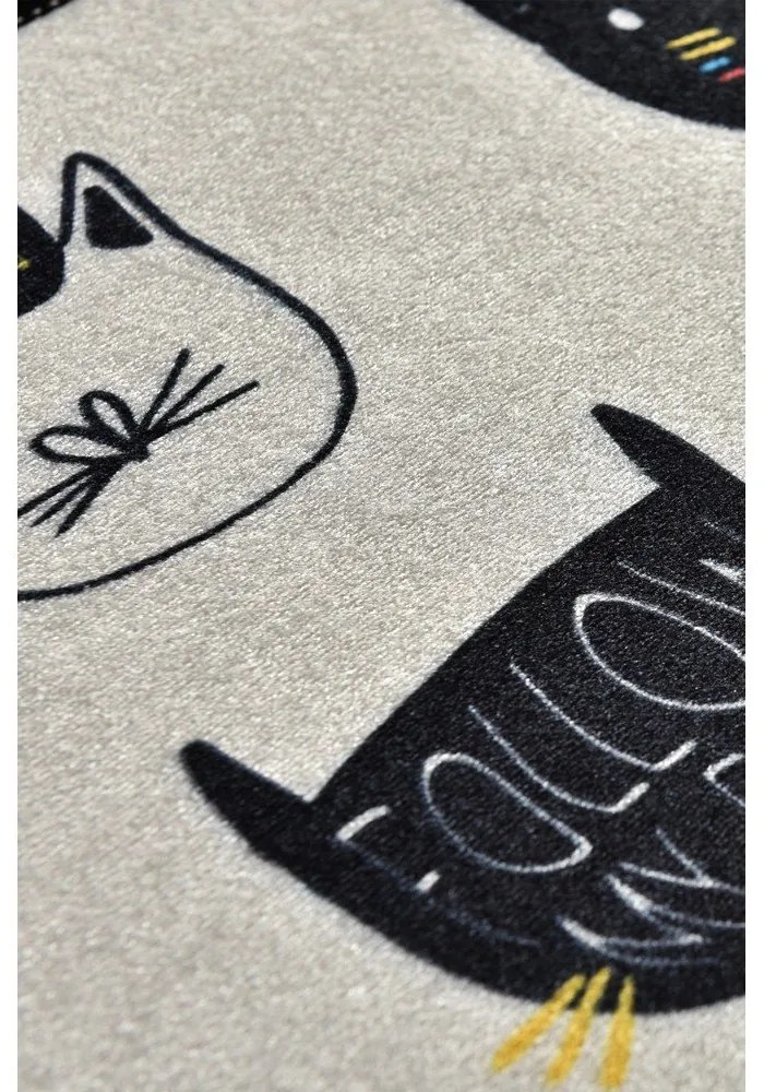 Covoraș de baie negru-bej 40x60 cm Cutie – Foutastic