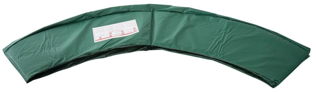 Homcom Copertura di protezione per trampolino elastico, Verde, Ø305cm
