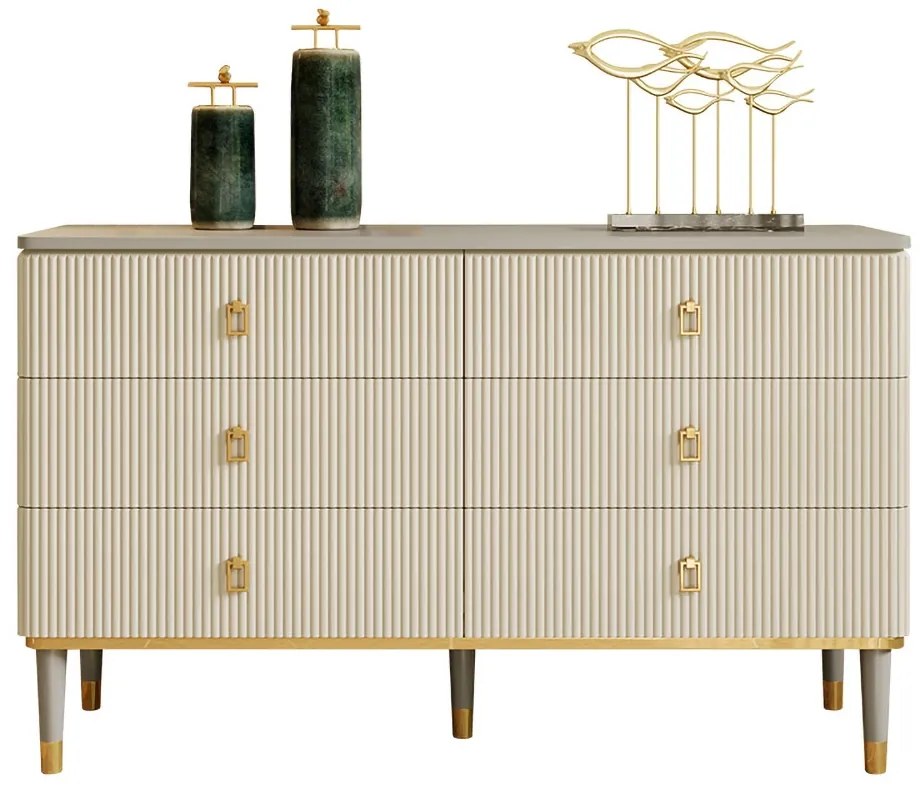 Comodă în dormitor bej în stil art nouveau DEPRIMO 15561 by Deprimo