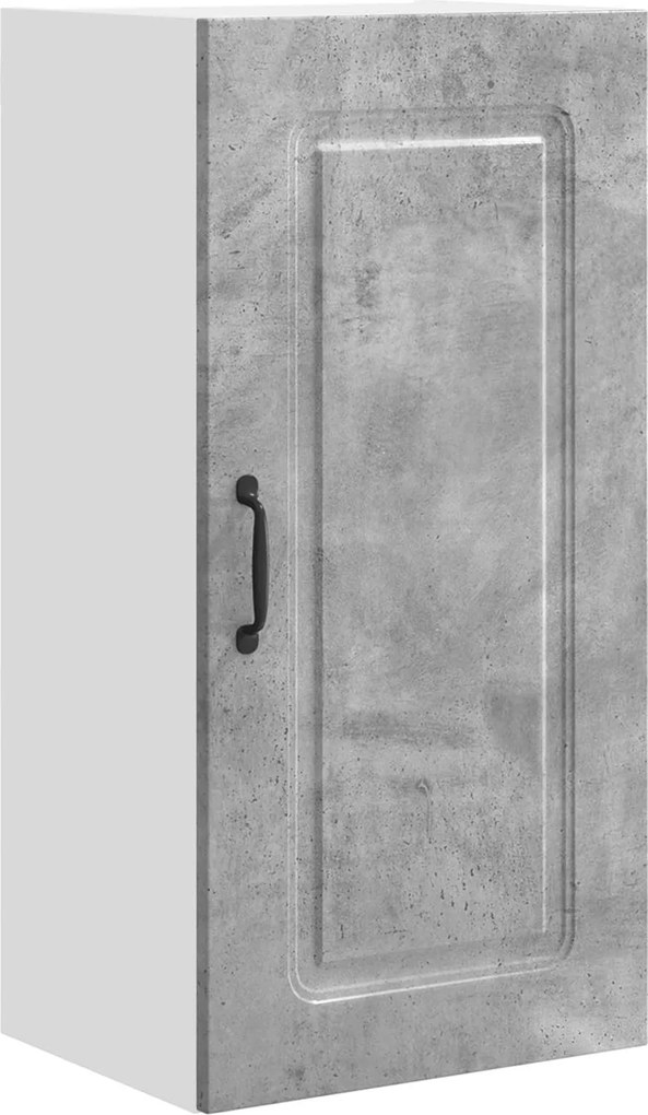 vidaXL Dulap de bucătărie Kalmar Gri din beton 40 x 31 x 80 cm